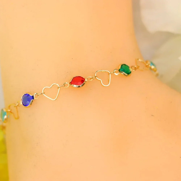 Minimalist Anklet, Sleek & Modern Design, Women’s Fashion, YC110479-A - Picture 7 of 10